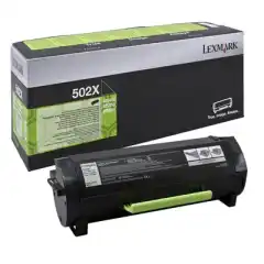 Lexmark Toner Sort 502X Extra Høykapasitet (10.000 sider)