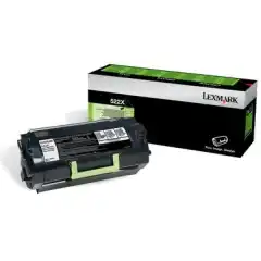 Lexmark Toner Sort 522X Ekstra Høykapasitet (45.000 sider)