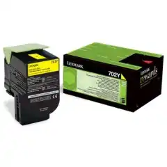 Lexmark Toner 702Y Gul (1.000 sider)