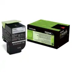 Lexmark Toner Sort 702HK Høykapasitet (4.000 sider)