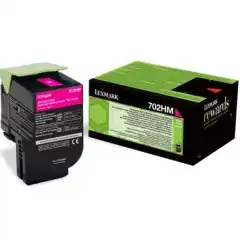 Lexmark Toner 702HM Magenta Høykapasitet Return (3.000 sider)