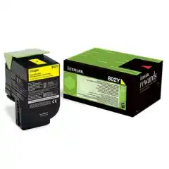 Lexmark Toner 802Y Gul (1.000 sider)