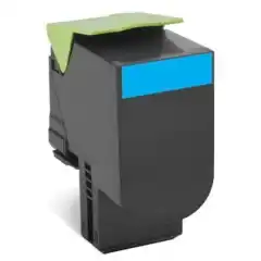 Lexmark Toner 802HC Cyan Høykapasitet (3.000 sider)