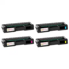 TB Tonerpakke Sort/Cyan/Magenta/Gul (6.500/3x6.000 sider)