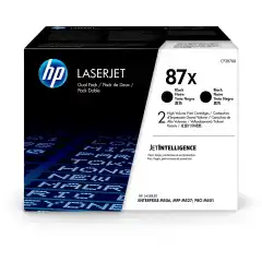 HP Toner 87X Sort Høykapasitet 2stk (2x18.000 sider)