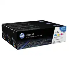 HP Tonerpakke 125A Cyan/Magenta/Gul (3x1.400 sider)