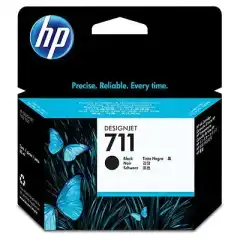 HP Blekkpatron No.711 Sort (80ml)