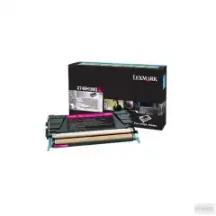 Lexmark Toner Magenta Høykapasitet X748H1MG Return (10,000 sider)