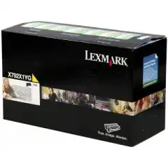 Lexmark Toner Gul X792X1YG Høykapasitet Return (20.000 sider)
