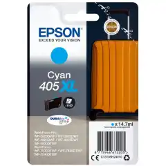 Epson Blekkpatron No.405XL Cyan Høykapasitet (14.7ml) (1.100 sider)