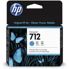 HP Blekkpatron No.712 Cyan (29ml)