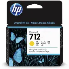 HP Blekkpatron No.712 Gul (29ml)