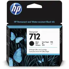 HP Blekkpatron No.712 Sort Høykapasitet (80ml)