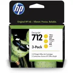 HP Blekkpatron No.712 Gul 3stk (3x29ml)