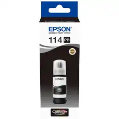 Epson Blekkpatron No.114 Foto Sort EcoTank (70ml) (6.700 sider)