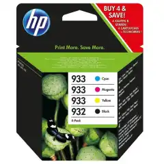 HP Blekkpatron Pakke No.932/933 Sort/CMY (8.5ml/3x4ml)