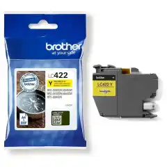 Brother Blekkpatron LC-422Y Gul (550 sider)