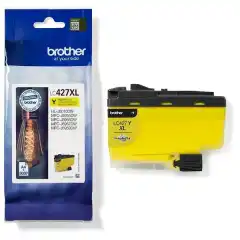 Brother Blekkpatron LC-427XLY Gul Høykapasitet (5.000 sider)