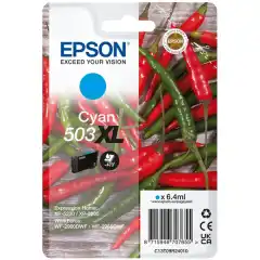 Epson Blekkpatron No.503XL Cyan Høykapasitet (6.4ml)