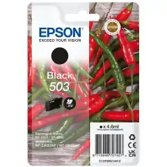 Epson Blekkpatron No.503 Sort (4.6ml)