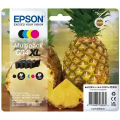 Epson Blekkpatron Pakke No.604XL Sort/CMY Høykapasitet (8.9ml/3x4ml)