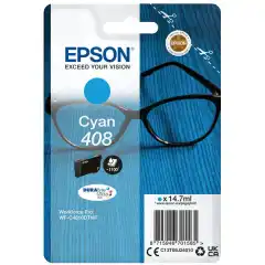 Epson Blekkpatron No.408 Cyan (14.7 ml) (1.100 sider)