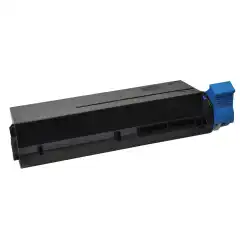 TB Toner Sort (12.000 sider), erstatter OKI 45807111