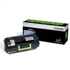 Lexmark Toner Sort 520HN Høykapasitet for Etiketter (25.000 sider)