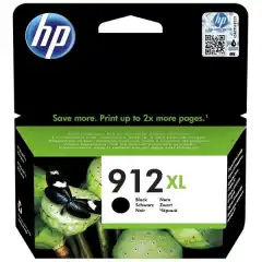 HP Blekkpatron No.912XL Sort Høykapasitet (21.7ml) (825 sider)