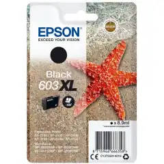 Epson Blekkpatron No.603XL Sort Høykapasitet (8.9ml) (500 sider)