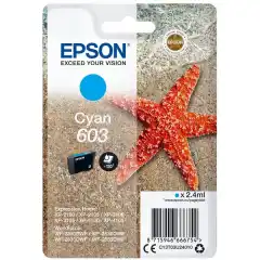 Epson Blekkpatron No.603 Cyan (2.4ml) (130 sider)