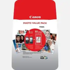 Canon Blekkpatron Pakke PG-560XL/CL561XL Sort/Farge Høykapasitet (14.3/12.2ml) & Fotopapir