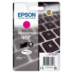 Epson Blekkpatron No.407 Magenta (20.3 ml) (1.900 sider)