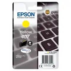 Epson Blekkpatron No.407 Gul (20.3 ml) (1.900 sider)