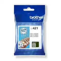 Brother Blekkpatron LC-421C Cyan (200 sider)