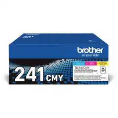 Brother Tonerpakke TN-241CMY Cyan/Magenta/Gul (3x1400 sider)