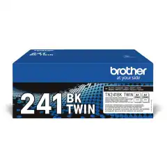 Brother Toner TN-241BK Sort 2stk (2x2.500 sider)