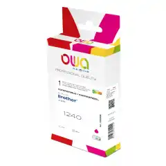 Armor OWA Blekkpatron Magenta (8ml), erstatter Brother LC1240M
