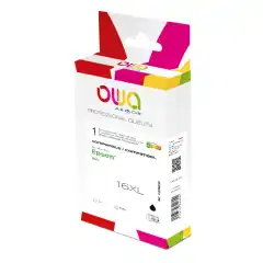 Armor OWA Blekkpatron Sort XL (12ml), erstatter Epson 16XL/C13T16314010