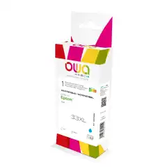 Armor OWA Blekkpatron Cyan XL (11ml), erstatter Epson 33XL/C13T33624010