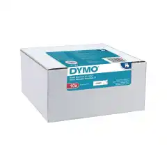 Dymo merketape D1 12mmx7m sort/hvit (10)