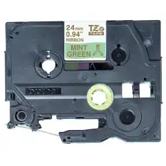 Brother Tape TZERM54 gull/mintgrønt 24mm