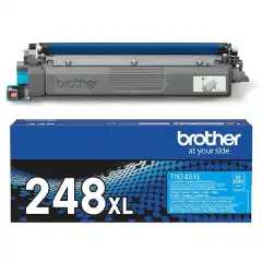 Brother Toner TN-248XLC Cyan Høykapasitet (2.300 sider)