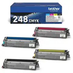 Brother Tonerpakke TN-248CMYK Sort/Cyan/Magenta/Gul (4x1.000 sider)