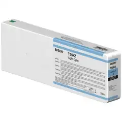Epson Blekkpatron T55K5 Lys Cyan (700ml)
