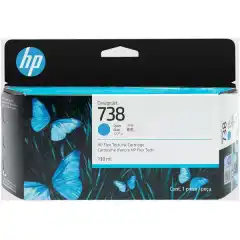 HP Blekkpatron No.738 Cyan (130ml)