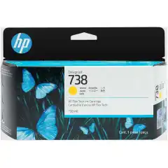 HP Blekkpatron No.738 Gul (130ml)