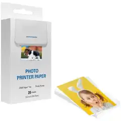 TB Zink Papir 50x76mm 20stk, tilsvarer HP W4Z13A