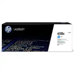 HP Toner 658X Cyan Høykapasitet (28.000 sider)