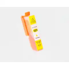 TB Blekkpatron CLI-521 Gul (8.4ml), erstatter Canon CLI-521Y/2936B001